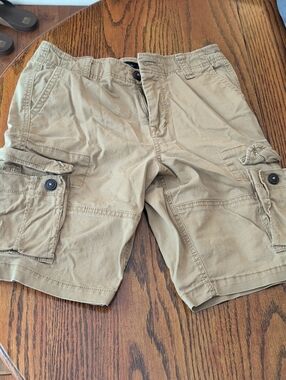 Men's Cargo Shorts in Dark Tan